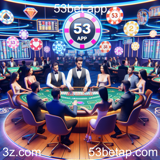 Experiência Imersiva no Cassino Ao Vivo do 53bet App